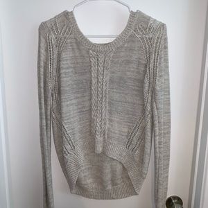 Mossimo Grey/Cream Knit Sweater